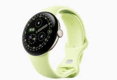 The Google Pixel Watch 4 LTE (41mm) 2025 with a gold case and lemongrass band is on sale at its lowest price ever.