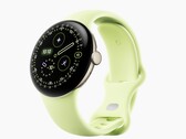The Google Pixel Watch 4 LTE (41mm) 2025 with a gold case and lemongrass band is on sale at its lowest price ever.