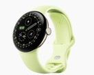 The Google Pixel Watch 4 LTE (41mm) 2025 with a gold case and lemongrass band is on sale at its lowest price ever.