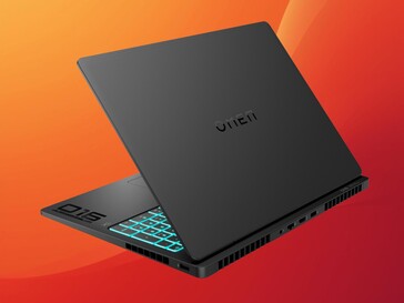 HP Omen Max 16 gaming laptop back shown (Image source: HP with edits)