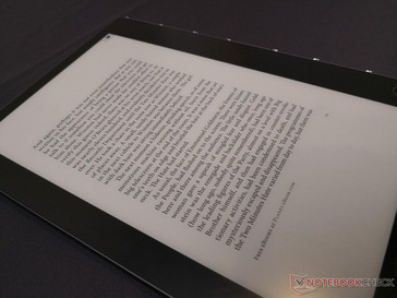 No need for a dedicated E-ink e-reader when the new Windows Yoga Book can double as one