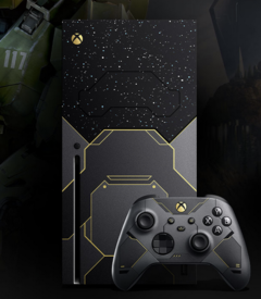 Microsoft has released the first limited edition Xbox Series X console and it is Halo-themed. (Image: Microsoft)