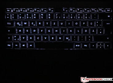 Keyboard backlighting