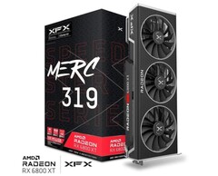 XFX Speedster MERC319 AMD Radeon RX 6800 XT BLACK now official (Source: XFX USA)