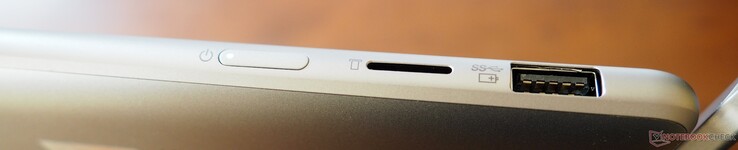Right side: power button, microSD, USB-A 3.0