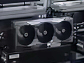 Alleged GeForce RTX 5090 undergoing factory testing in Indonesia. (Image source: BiliBili)