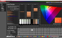 ColorChecker before calibration