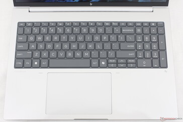 Font is now centered and much larger when compared to last year's EliteBook 865 G10