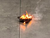 A reported Galaxy S24 on fire.