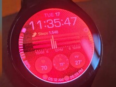 Galaxy Watch4: This is not night mode, but rather the beginning of the end. (Image source: Reddit)