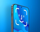 iPhone with under-screen Face ID concept. (Image source: MacRumors) 