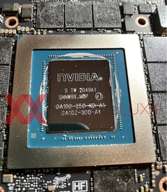 NVIDIA RTX 3090 with GA102-250 die repurposed as GA102-300. (Image Source: Hardwareluxx)