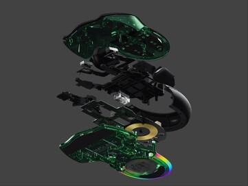 Exploded view showing internals. (Image source: Razer)