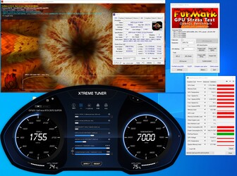 Stress test FurMark (PT 120%)