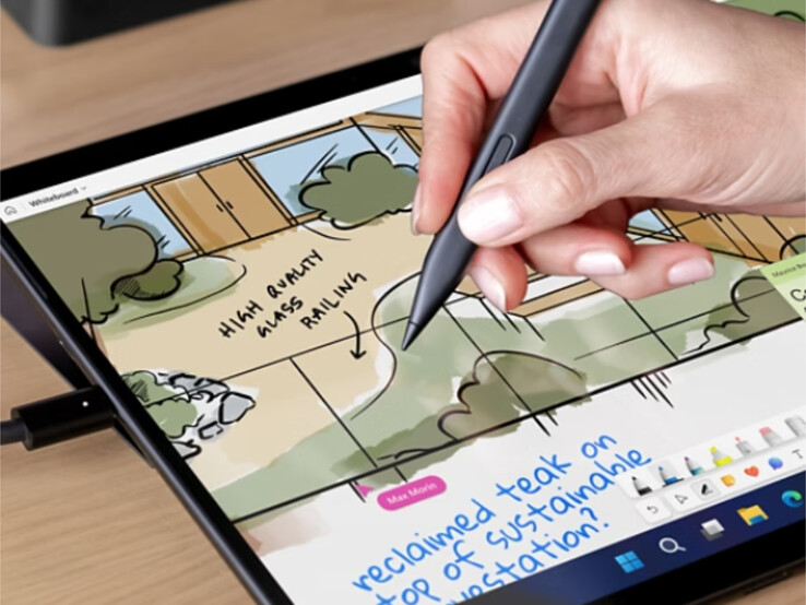 The Surface Slim Pen now supports Microsoft's new haptic feedback system.