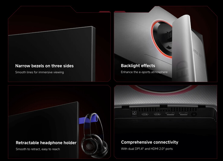 The new Mini LED Gaming Monitor G Pro 27Qi features a redesigned stand too. (Image source: Xiaomi)