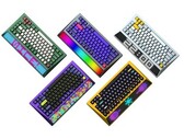 The Cyberboard is eye-catching, but you must supply your own keycaps and switches. (Image source: Angry Miao)