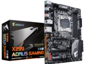 The Aorus X299 Gaming motherboard is specifically designed for Intel's i7-7740X and i5-7640X CPUs. (Source: Gigabyte)