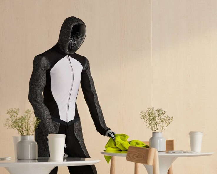 The Neo utilizes many of the AI technologies 1X developed in Eve, allowing the humanoid to clean homes and help with daily tasks. (Image source: 1X Technologies)
