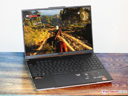 The Asus TUF Gaming A16 Advantage Edition FA617XS, test device provided by Asus Germany.