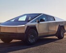 A Tesla Cybertruck. An upcoming update will allow the truck to recognize and display other Cybertrucks on the road (Image source: Greg Pajo/Car and Driver)