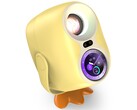 The Acer C350e Full HD portable projector comes in a cute duckling-like color scheme.