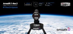 The T-Rex 2 goes on a &quot;space ride&quot;. (Source: Amazfit)