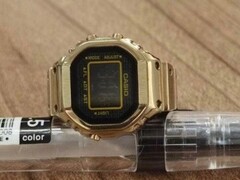 The older image of the rumored Casio CRW-001G-9 gold ring watch (pictured), which seems to be an early pre-production prototype. (Image source: Great G-Shock World)