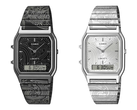 From left to right (pictured), the Casio x Liberty London AQ230EBLT-1A and AQ230ELT-7A. (Image source: Casio - edited)