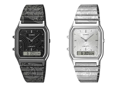 From left to right (pictured), the Casio x Liberty London AQ230EBLT-1A and AQ230ELT-7A. (Image source: Casio - edited)