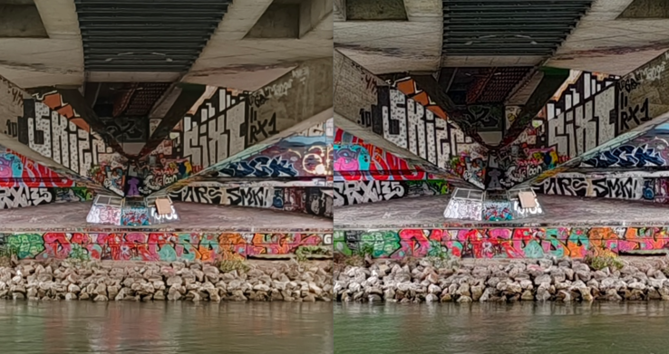 Oppo on the left, Vivo on the right.