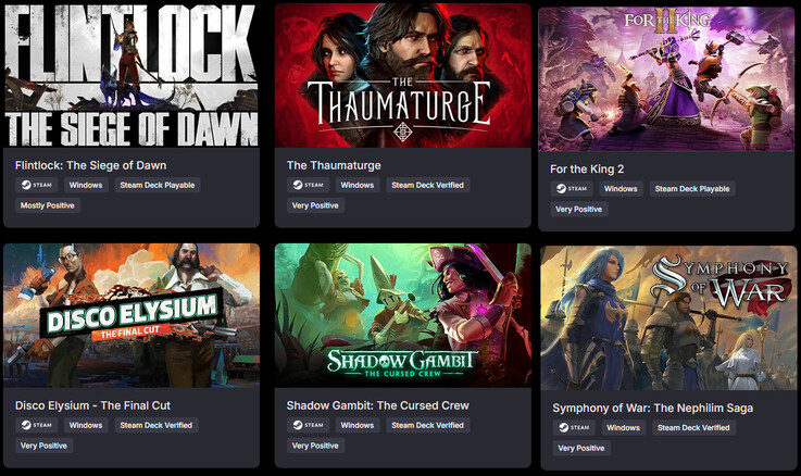All the games included in the bundle (Image source: Green Man Gaming)