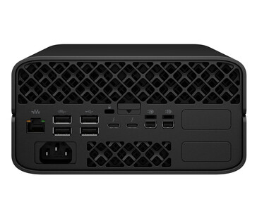 The Mini PC has an ample number of ports. (Image source: HP)