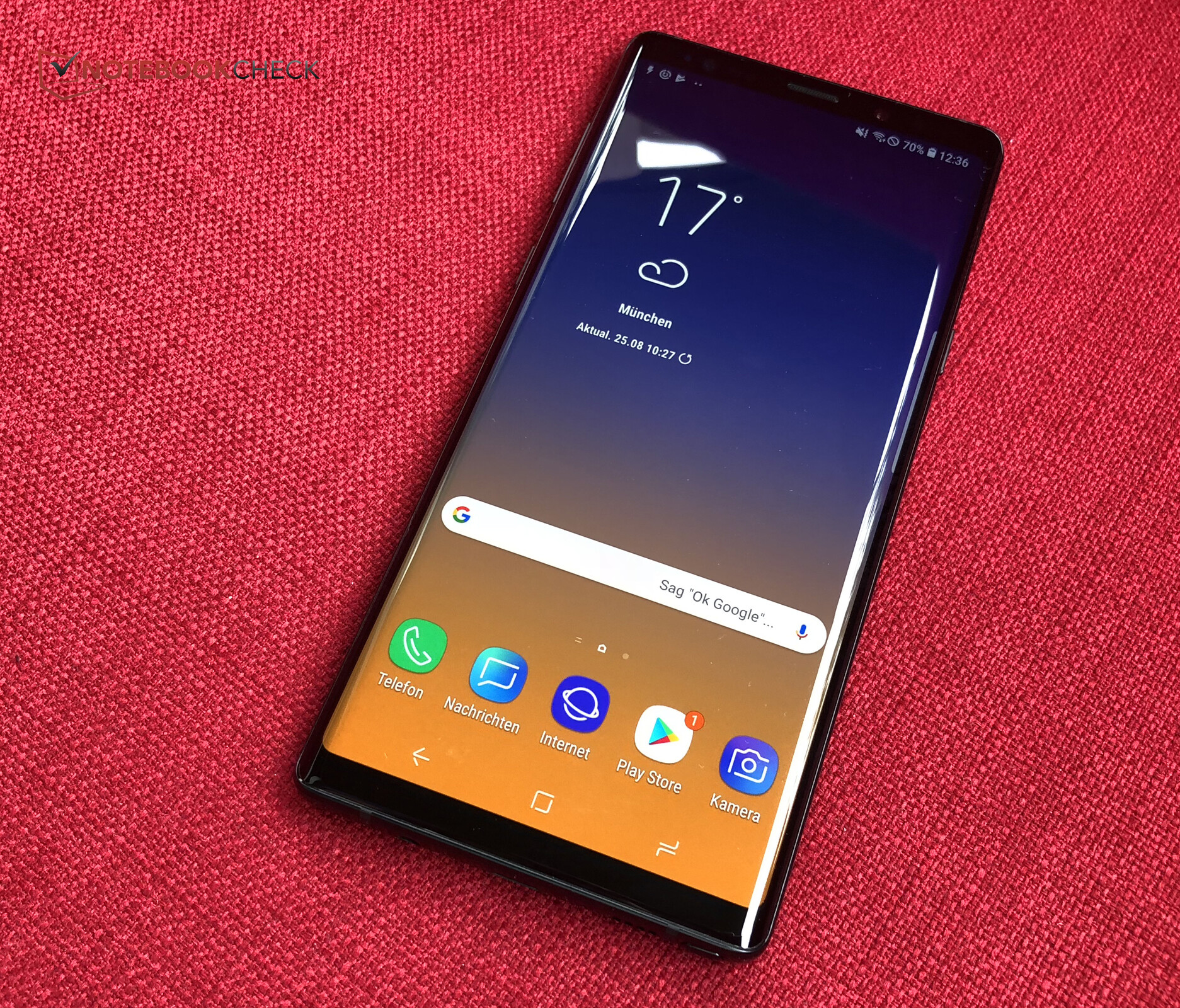 Samsung Galaxy Note 9 Smartphone Review Notebookcheck Net Reviews