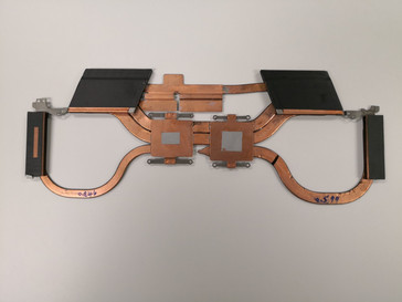 Revised cooling solution with more heat sinks and heat pipes