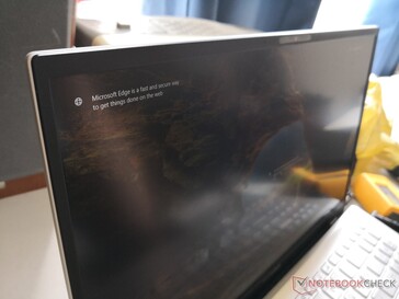 Matte panel with no edge-to-edge glass or touchscreen options