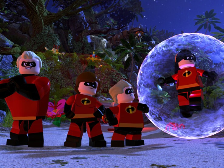 The entire Parr superhero family is playable from the very first level.