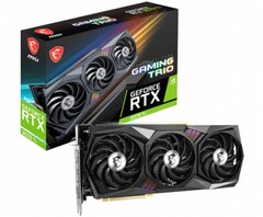 MSI GeForce RTX 3070 Ti GAMING TRIO 8G video card (Source: MSI)