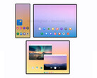 The Galaxy Z TriFold will fold differently to the existing Huawei Mate XTs. (Image source: via @TechHighest)