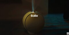 Ballie makes a comeback, albeit a virtual one on screen.  (Source: Samsung)