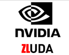 CUDA works on AMD GPUs (Edited Nvidia CUDA logo)