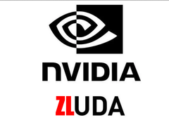 CUDA works on AMD GPUs (Edited Nvidia CUDA logo)