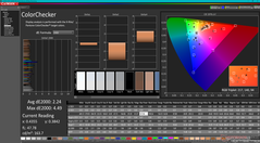 ColorChecker before calibration