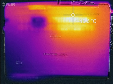 Thermal profile, underside