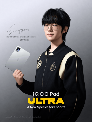 iQOO introduces the Pad Ultra with its esports-focused brand ambassador