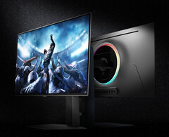 The 'Glare Free technology' applied to the Odyssey OLED G6 G60SD is said to be 61% less glossy than conventional AGLR film. (Image source: Samsung)