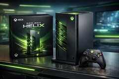 AI generated image of Microsoft's Project Helix hybrid system.