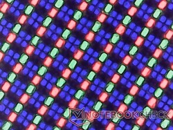 Matte RGB subpixel array