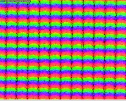 Slightly grainy subpixels
