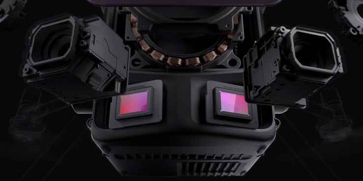 The Zenmuse L3 has two cameras and a LiDAR module (Image source: DJI)